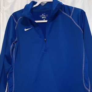 Blue nike therma fit pullover!